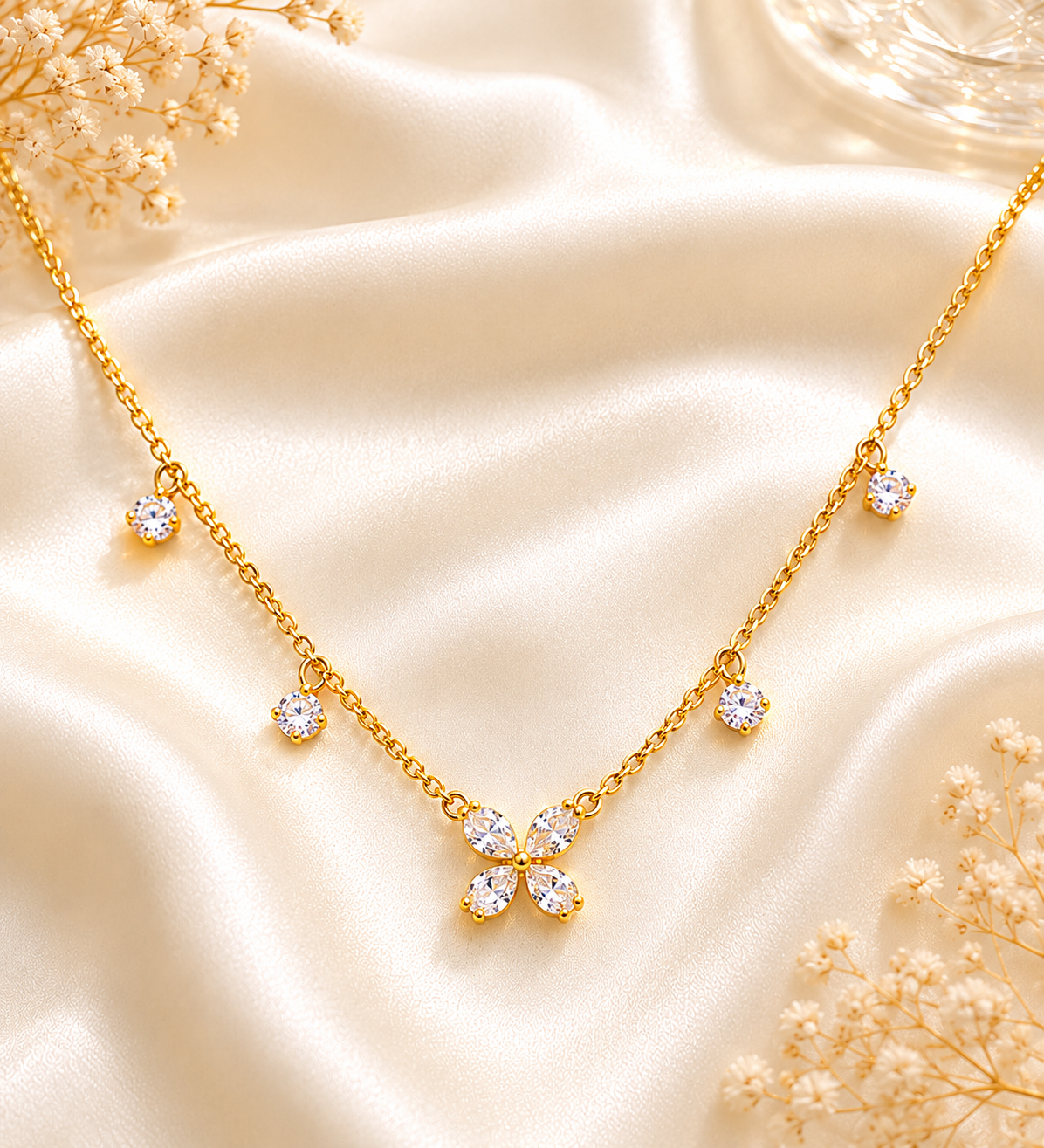 Crystal Bloom Necklace