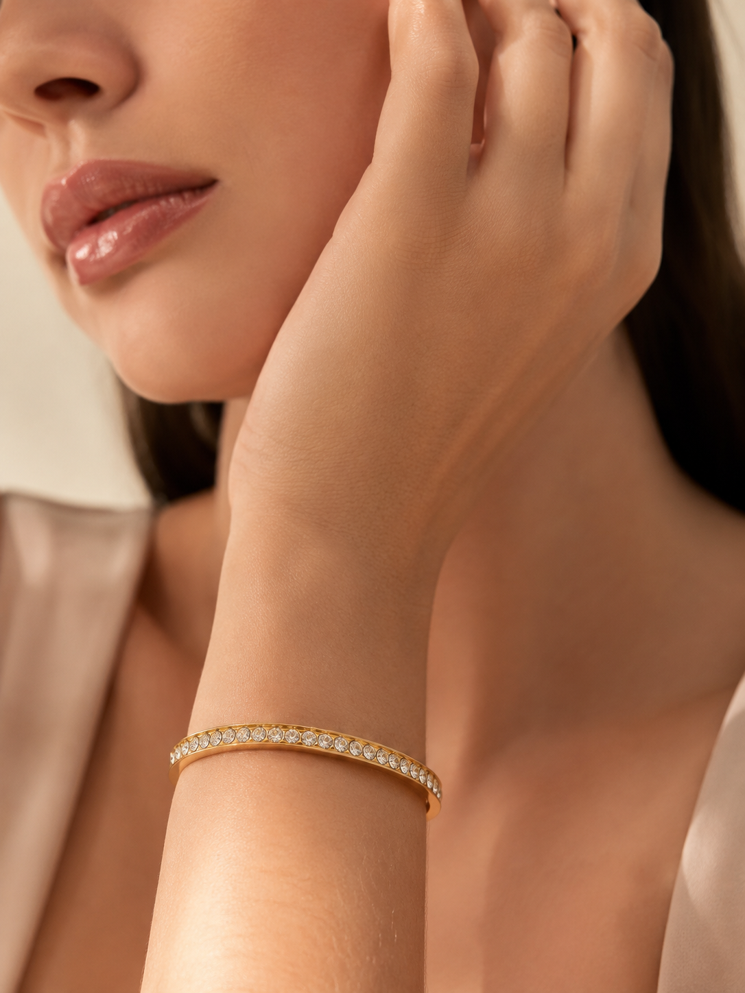 Aureon Crystal Halo Bracelet