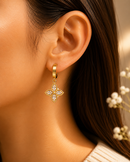 Floral Petal Earrings