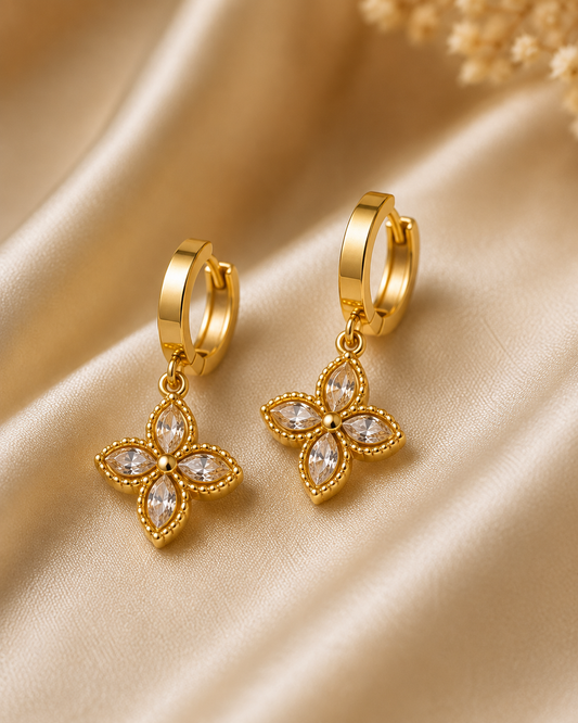 Floral Petal Earrings