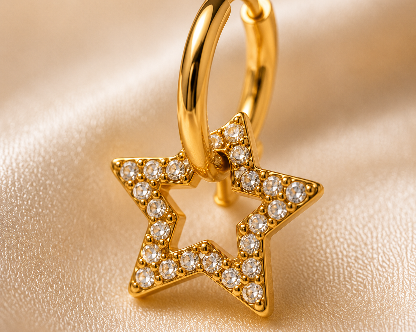 Star Halo Earrings