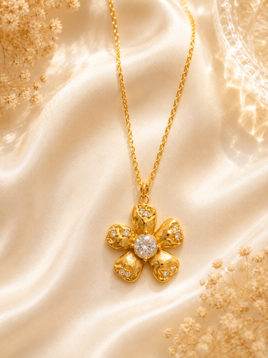 Golden Bloom Necklace
